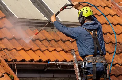 Démoussage et hydrofuge de toiture à Irais